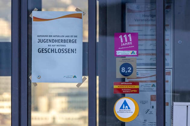 DEU; Deutschland, Stuttgart, 08.04.2020 - Jugendherberge Stuttgart. Geschlossen wegen der Corona-Pandemie.