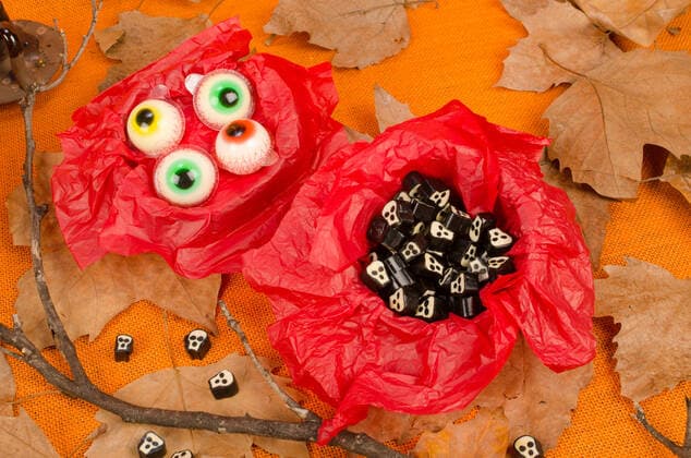 Halloween candy Spooky Halloween candy in a holiday still life  Copyright: xhemeroskopionx 9813228