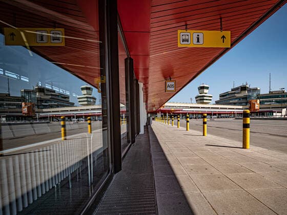 Berlin Reinickendorf OT Tegel, Flughafen Berlin Tegel TXL, leer während Covid-19 Corona Berlin
