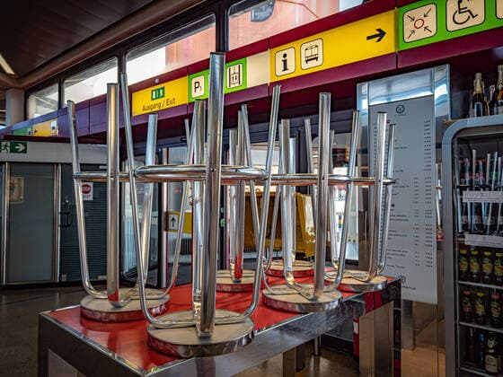 Berlin Reinickendorf OT Tegel, Flughafen Berlin Tegel TXL, leer während Covid-19 Corona Berlin