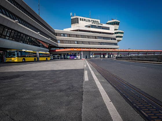 Berlin Reinickendorf OT Tegel, Flughafen Berlin Tegel TXL, leer während Covid-19 Corona Berlin