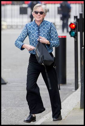 . 08 04 2020. London, United Kingdom. Coronavirus Briefing In Downing Street. Professor Dame Angela McLean, MOD Chief Scientific Adviser, arrives in Downing Street ahead of Covid-19 briefing.  xMartynxWheatleyx xi-Imagesx IIM-21002-0005