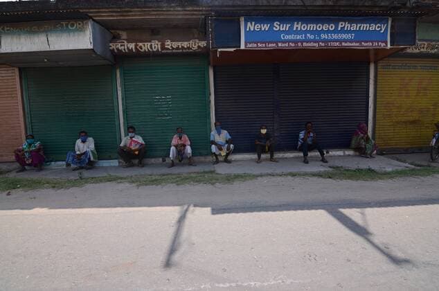 My India during coronavirus crises in Kolkata My India common people are waiting in front of Homeopathy doctor clinic during corona crises in outskirts of Kolkata. Kolkata India Kolkata Copyright: SandipxSaha