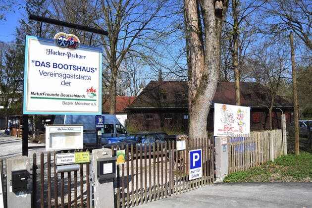 Thalkirchen- Maria Einsiedel-Das Bootshaus Vereinsgaststaette Muenchen 09.04.20 Muenchen