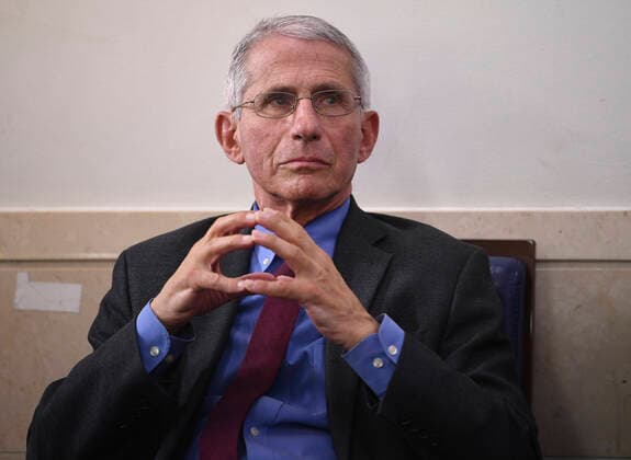 Director of the National Institute of Allergy and Infectious Diseases at the National Institutes of Health Dr. Anthony Fauci, listens during a Coronavirus briefing at the White House on Friday, April 10, 2020, in Washington, DC. With the U.S. death toll from the coronavirus pandemic expected to peak over the weekend, most of the country will be firmly under stay-at-home orders on Easter Sunday. Copyright: xKevinxDietschx xPoolxviaxCNPx MediaPunchx