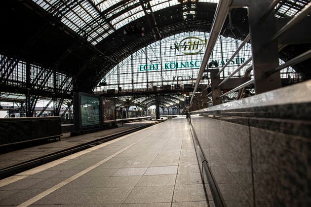 Corona Köln Deutschland 12.04.2020 Hauptbahnhof Köln