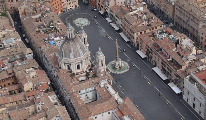 Rome, the Carabinieri Flight Department patrols the city from above on Easter Monday  Copyright: xRomax xIPAx xRomax