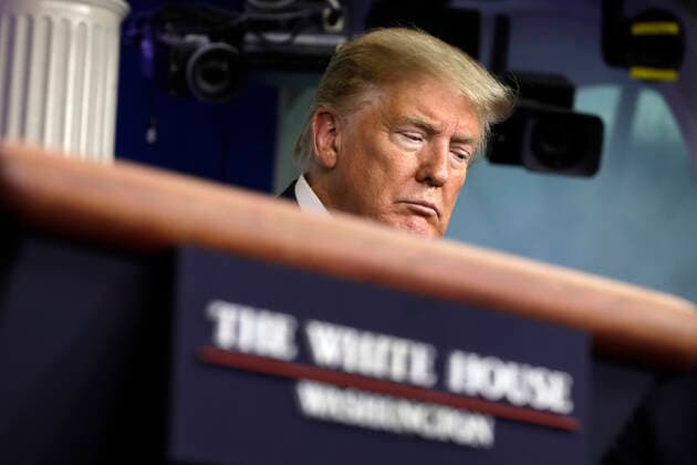United States President Donald J. Trump leads the Coronavirus Task Force press briefing at the White House in Washington on April 13, 2020. Copyright: xYurixGripasx xPoolxviaxCNPx MediaPunchx