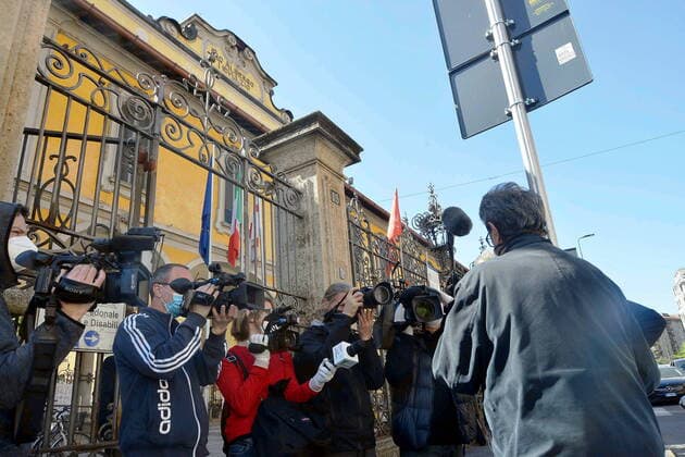 Milan, Pio Albergo Trivulzio, with coronavirus emergency Editorial Usage Only  Copyright: xMaurizioxMaulex xIPAx