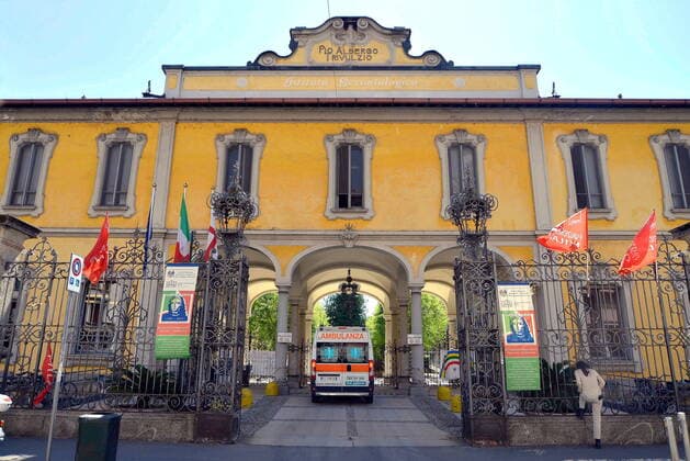 News Bilder des Tages Milan, Pio Albergo Trivulzio, with coronavirus emergency (Maurizio Maule Fotogramma, Milan - 2020-04-14) p.s. la foto e utilizzabile nel rispetto del contesto in cui e stata scattata, e senza intento diffamatorio del decoro delle persone rappresentate  Copyright: xMaurizioxMaulex xFOTOGRAMMAx