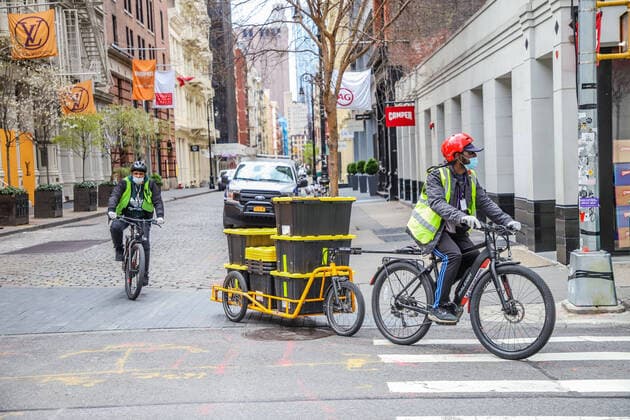 April 14, 2020, New York, NEW YORK, EUA: Empty streets and shops closed in New York s Soho neighborhood during the Coronavirus COVID-19 pandemic in the United States. New York EUA - ZUMAc233 47189135st Copyright: xVanessaxCarvalhox
