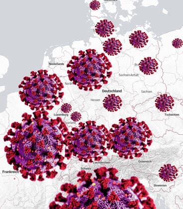 Coronavirus hat Deutschland im Griff, Symbolbild, Deutschland corona virus in Germany, symbol picture, Germany BLWS613322 Copyright: xblickwinkel S.xZiesex