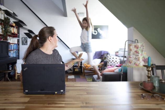 Thema: Homeoffice, Bonn, 16.04.2020. Bonn Deutschland