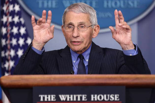 April 17, 2020, Washington, District of Columbia, USA: Director of the National Institute of Allergy and Infectious Diseases at the National Institutes of Health Dr. Anthony Fauci speaks during a press briefing with members of the coronavirus task force in the Brady Press Briefing Room of the White House on April 17, 2020 in Washington, DC Washington USA - ZUMAs152 20200417_zaa_s152_017 Copyright: xOliverxContrerasx