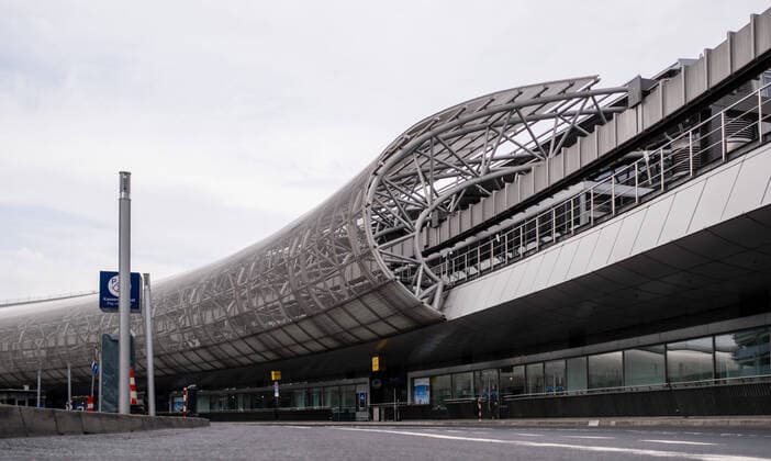 Düsseldorf Flughafen Düsseldorf, 18.04.2020 Menschenleere Abflugbereich Düsseldorf Flughafen