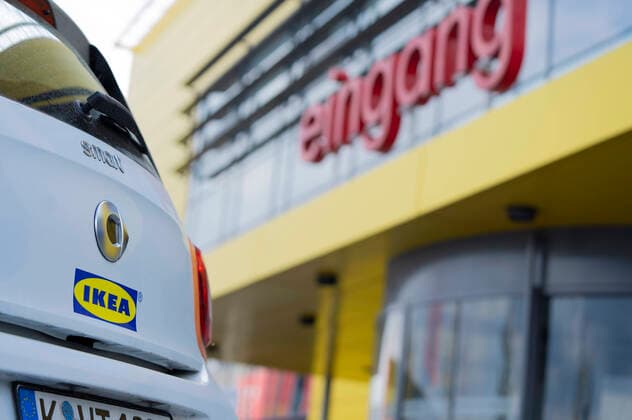Die Filialen der schwedischen Möbelhauskette IKEA bleiben wegen der in der Coronakrise in NRW weiterhin geschlossen. Köln, 19.04.2020
