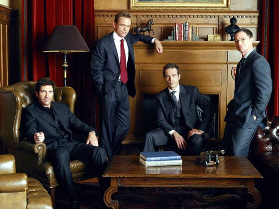 BIG SHOTS, Dylan McDermott, Christopher Titus, Michael Vartan, Joshua Malina, (Season 1), 2007-08. photo: Sam Jones Warner Bros. Courtesy: Everett Collection Warner Bros Courtesy Everett Collection !ACHTUNG AUFNAHMEDATUM GESCHÃ„TZT! PUBLICATIONXNOTxINxCANxCHNxFRAxITAxJPNxNORxPOLxRUSxESPxUKxUSA Copyright: xWarnerxBros CourtesyxEverettxCollectionx TCDBISH EC024