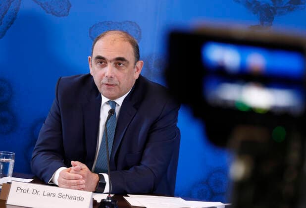 Prof. Dr. Lars Schaade, Vizepräsident des Robert Koch-Instituts in Berlin, Deutschland, Berlin, Pressebriefing des Robert-Koch-Instituts, 24.04.2020