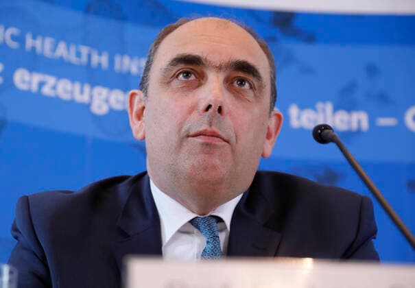 Prof. Dr. Lars Schaade, Vizepräsident des Robert Koch-Instituts in Berlin, Deutschland, Berlin, Pressebriefing des Robert-Koch-Instituts, 24.04.2020