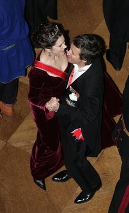 Crown prince Frederik and princess Mary King Haralds 70th birthday - Gala Dinner at Royal Palace, Oslo 2007-02-24 (c) Charles Hammarsten IBL kungahus Danmark x2492x *** Crown Prince Frederik and Princess Mary King Haralds 70th Birthday Gala Dinner at Royal Palace, Oslo 2007 02 24 c Charles Hammarsten IBL Royal Denmark x2492x,  Copyright: xCharlesxHammarsten TTx
