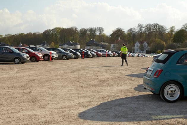 Mads Langer spiller til en udsolgt drive-in koncert paa Tangkrogen i Aarhus, fredag den, 24. april 2020.. , Aarhus Denmark