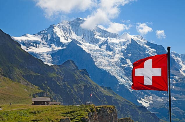 Jungfrau mount Famous mount Jungfrau in the swiss alps  Copyright: xswisshippox 9457910
