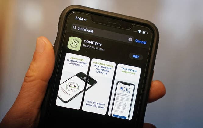 CORONAVIRUS COVIDSAFE APP LAUNCH, The Australian Government s new voluntary coronavirus tracing app COVIDSafe is seen on a mobile phone in Melbourne, Sunday, April 26, 2020. Australia s coronavirus tracing app, COVIDSafe has been released as the nation seeks to contain the spread of the deadly pandemic. A shutdown of non-essential services is in effect Australia wide in a bid to slow the spread of the coronavirus (COVID-19) disease. ( NO ARCHIVING, EDITORIAL USE ONLY, NO USE IN BOOKS WITHOUT CONSENT MELBOURNE VIC AUSTRALIA  Copyright: xSCOTTxBARBOURx 20200426001465309534