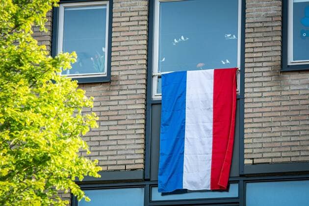 HOUTEN, 27-04-2020, Dutch flag Kingsday 2020. Kingsday 2020  x7936995x Copyright: