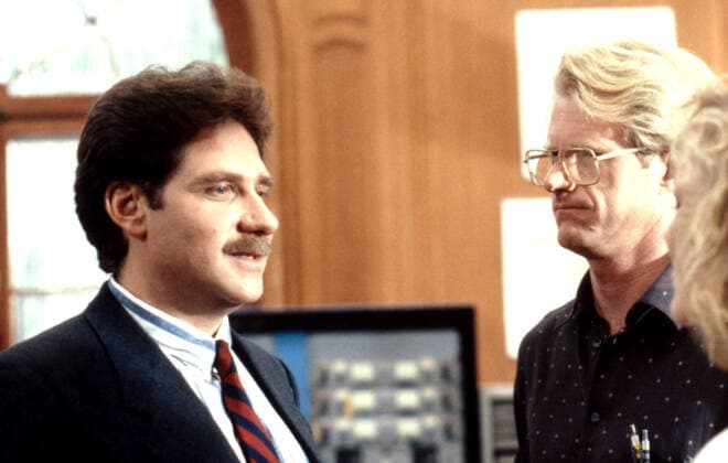 THE BIG ONE: THE GREAT LOS ANGELES EARTHQUAKE, Richard Masur, Ed Begley Jr., 1990, (c)Von Zerneck Sertner courtesy Everett Collection Von Zerneck Sertner courtesy Everett Collection !ACHTUNG AUFNAHMEDATUM GESCHÃ„TZT! PUBLICATIONXNOTxINxCANxCHNxFRAxITAxJPNxNORxPOLxRUSxESPxUKxUSA Copyright: xCourtesyxEverettxCollectionx TSDBION EC006