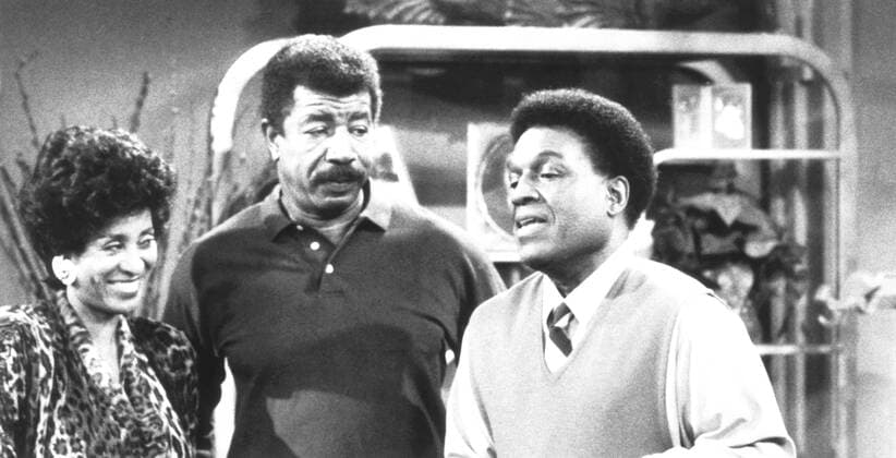 227, from left: Marla Gibbs, Hal Williams, Nipsey Russell, Men s Club, (season 3, episode 1, aired September 26, 1987), 1985-1990, Columbia courtesy Everett Collection Columbia Pictures Courtesy Everett Collection !ACHTUNG AUFNAHMEDATUM GESCHÃ„TZT! PUBLICATIONXNOTxINxCANxCHNxFRAxITAxJPNxNORxPOLxRUSxESPxUKxUSA Copyright: xColumbiaxPictures CourtesyxEverettxCollectionx TBDTWTW EC054