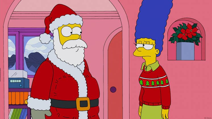 THE SIMPSONS, (from left): Homer Simpson, Marge Simpson, White Christmas Blues , (Season 25, ep. 2508, aired Dec. 15, 2013). TM and Copyright 20th Century Fox Film Corp. All rights reserved. 20thCentFox Courtesy Everett Collection !ACHTUNG AUFNAHMEDATUM GESCHÃ„TZT! PUBLICATIONXNOTxINxCANxCHNxFRAxITAxJPNxNORxPOLxRUSxESPxUKxUSA Copyright: x20thCentFox CourtesyxEverettxCollectionx TCDSIMP FE087