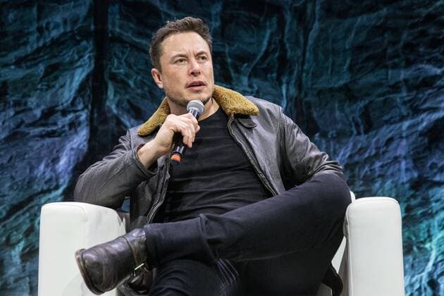 April 29, 2020, Austin, TX, USA: Elon Musk, CEO of SpaceX and Tesla, speaks during a South by Southwest 2018 session in Austin. Austin USA - ZUMAm67_ 20200429_zaf_m67_017 Copyright: xSuzannexCordeirox