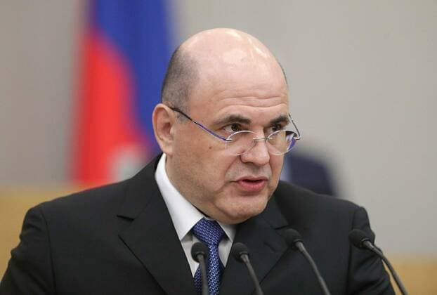 April 30, 2020. - Russia, Moscow. - Russian Prime Minister Mikhail Mishustin has announced that he contracted coronavirus. President Putin signed executive order to appoint First Deputy Prime Minister Andrey Belousov as acting PM while Mishustin recovers from coronavirus. In picture: Mikhail Mishustin RussianxStatexDuma 20200116_gaf_ic06_067.jpg