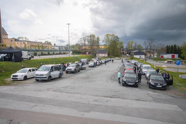 2020.05.01 Kätplatz Annaberg-Buchholz - Erstes Drive-In-Konzert in Annaberg-Buchholz mit Engel in Zivil und DJ Engel B
