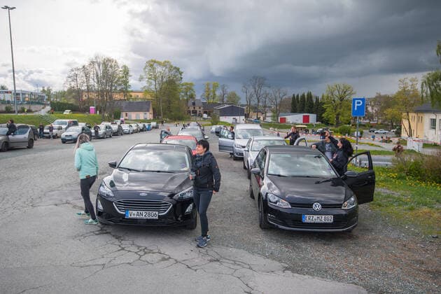 2020.05.01 Kätplatz Annaberg-Buchholz - Erstes Drive-In-Konzert in Annaberg-Buchholz mit Engel in Zivil und DJ Engel B