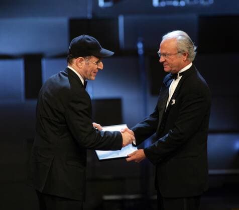 Kung Carl XVI Gustaf och Steve Reich Polar Music Prize 2007-05-21 (c) Charles Hammarsten IBL kungahus Sverige x2492x *** King Carl XVI Gustaf and Steve Reich Polar Music Prize 2007 05 21 c Charles Hammarsten IBL royal house Sweden x2492x,  Copyright: xCharlesxHammarsten TTx