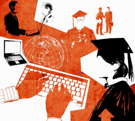 Globale Geschäftsmöglichkeiten für Hochschulabsolventen *** Global business opportunities for university graduates  Copyright: xLeexWoodgatex 11780103