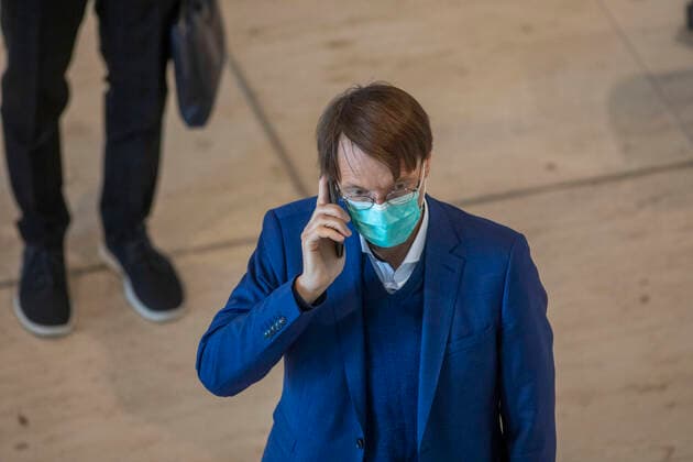Deutschland, Berlin, Bundestag, 158. Sitzung, Wahlvorschlag der Fraktion der AfD Wahl eines Stellvertreters des Präsidenten (3. Wahlgang), Karl Lauterbach SPD, 07.05.2020