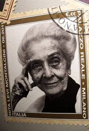 PRESENTATION OF THE EXHIBITION OF KRIEGER AT PALAZZO REALE; IN THE PHOTO PORTRAIT OF RITA LEVI MONTALCINI (Nicola Marfisi Fotogramma Fotogramma, MILAN - 2011-06-10) ps the photo can be used respecting the context in which it was taken, and without defamatory intent of the decoration of the people represented (Nicola Marfisi Fotogramma Fotogramma, Foto Repertoire - 2020-05-08) p.s. la foto e utilizzabile nel rispetto del contesto in cui e stata scattata, e senza intento diffamatorio del decoro delle persone rappresentate  Copyright: xNicolaxMarfisix xFotogrammax xFOTOGRAMMAx
