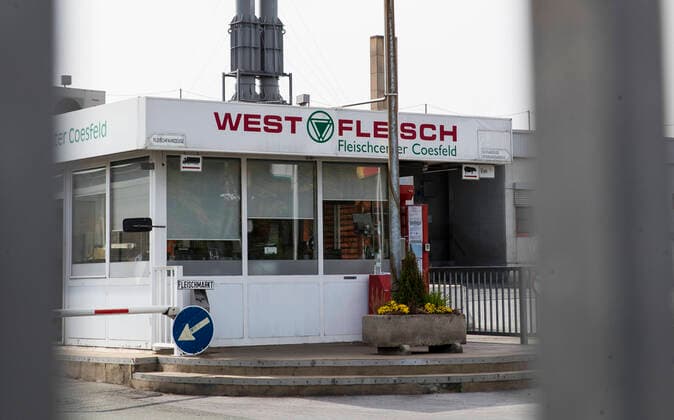 Grossschlachterei Westfleisch in Coesfeld Grossschlachterei Westfleisch am 08.05.2020 in Coesfeld (Nordrhein-Westfalen). Die Grossschlachterei Westfleisch in Coesfeld Coesfeld Nordrhein-Westfalen Deutschland Copyright: xMarcoxSteinbrenner Kirchner-Mediax