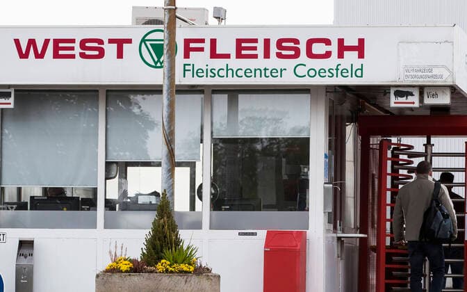Grossschlachterei Westfleisch in Coesfeld Grossschlachterei Westfleisch am 08.05.2020 in Coesfeld (Nordrhein-Westfalen). Die Grossschlachterei Westfleisch in Coesfeld Coesfeld Nordrhein-Westfalen Deutschland Copyright: xMarcoxSteinbrenner Kirchner-Mediax