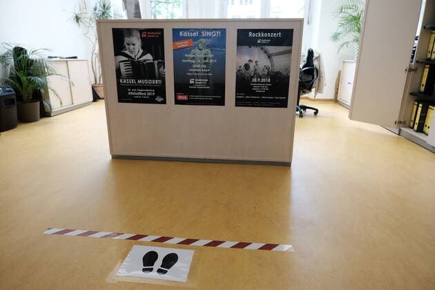 11.05.2020 xkhx Kassel nach Corona-Lockerung Wiederbeginn des Präsensunterrichts der Kasseler Musikschule