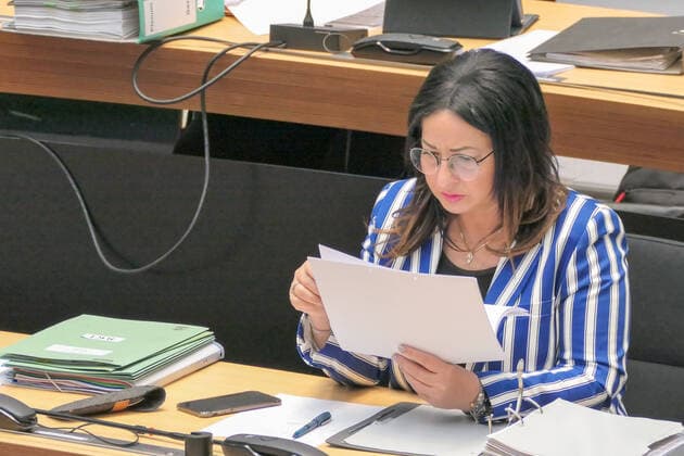 14.05.2020,Berlin,Deutschland,GER, die Stadt in Zeiten der Corona Pandemie.Abgeordnetenhauses von Berlin 59. Plenarsitzung.Dilek Kalayci (SPD)