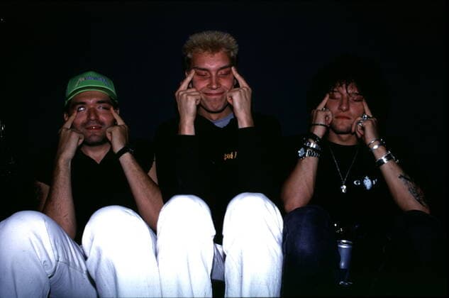 20 Studioaufnahme: Ärzte, Gruppenfoto, portrait, musik, deutsch, punk, von links nach rechts: Rodrigues, Farin Urlaub, Bela B; Deutschland, Germany *** 20 studio recording doctors, group photo, portrait, music, german, punk, from left to right Rodrigues, Farin Urlaub, Bela B Germany, Germany Copyright: xBriganiArtx 00001004_00001004