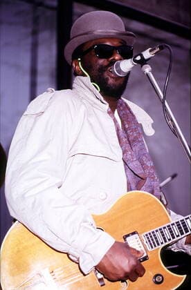 1 Konzert 87: James Blood Ulmer, voc, g, Jazz, Blues, Musik, *** 1 concert 87 James Blood Ulmer, voc, g, jazz, blues, music, Copyright: xBriganixArt HEINRICHx 00011289_00011289