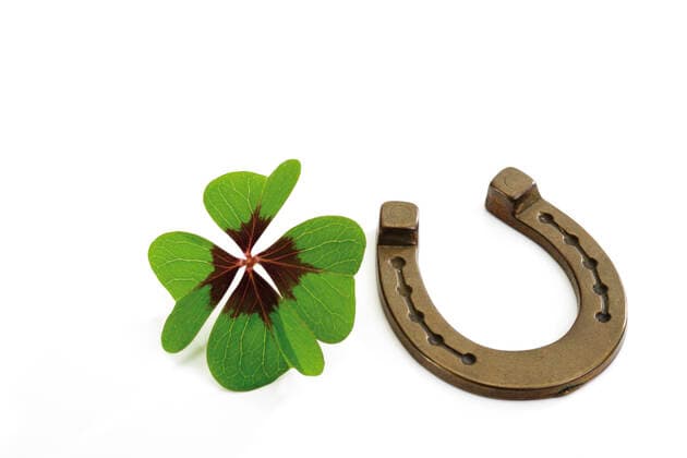 glücksklee,hufeisen,glückssymbol *** four leafed clover,horseshoe,good luck charm fmy-ge5