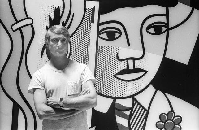 Roy Lichtenstein 1979. Photo By Adam Scull PHOTOlink Everett Collection (Roy Lichtenstein1120) For usage credit please use; Adam Scull PHOTOlink PUBLICATIONXNOTxINxCANxCHNxFRAxITAxJPNxNORxPOLxRUSxESPxUKxUSA Copyright: xPHOTOlink CourtesyxEverettxCollectionx ASCA021 F4924