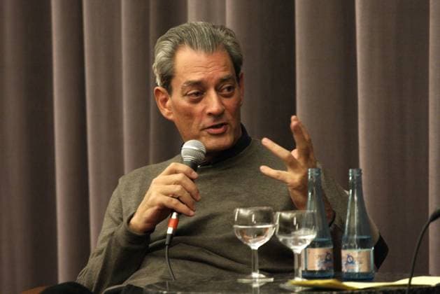8 Kino: Paul Auster, The inner life of Martin Frost , Schriftsteller, Filmpremiere im Kino Babylon, Film, roter Teppich, Podiumsdiskussion, Berlin Deutschland, Germany *** 8 Paul Auster Cinema, The inner life of Martin Frost, Writer, Film premiere at Babylon Cinema, Red carpet, Panel discussion, Berlin Germany, Germany Copyright: xBriganiArt Bartillx 00168767_00168767