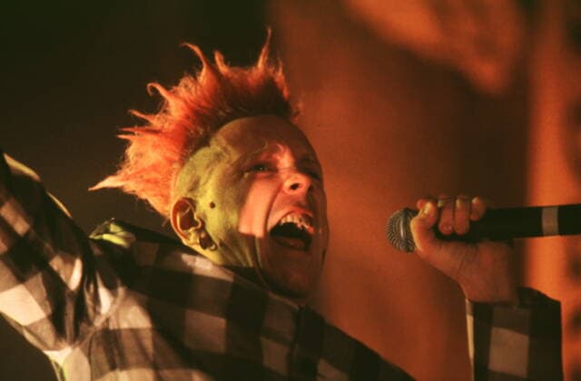 1 Konzert 96: Sex Pistols, voc Johnny Lydon, (vormals Johnny Rotten), Ex-Sänger der Band P.I.L., punk in der Arena, voc, Musik, (Sexpistols), Pil, Public Image Limited, Ltd., *** 1 concert 96 Sex Pistols, voc Johnny Lydon, formerly Johnny Rotten , ex singer of the band P I L , punk in the arena, voc, music, Sexpistols , Pil, Public Image Limited, Ltd , Copyright: xBRIGANI-ART HEINRICHx BriganiArt_00001304_00001304