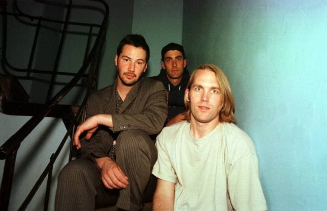 1 Gruppenfoto von Dogstar mit Keanu Reeves (Musiker, Schauspieler, actor), Musik, Portrait, Rock, Film, Hollywoodstar, Copyright: xHAMPELx BriganiArt_00001397_00001397